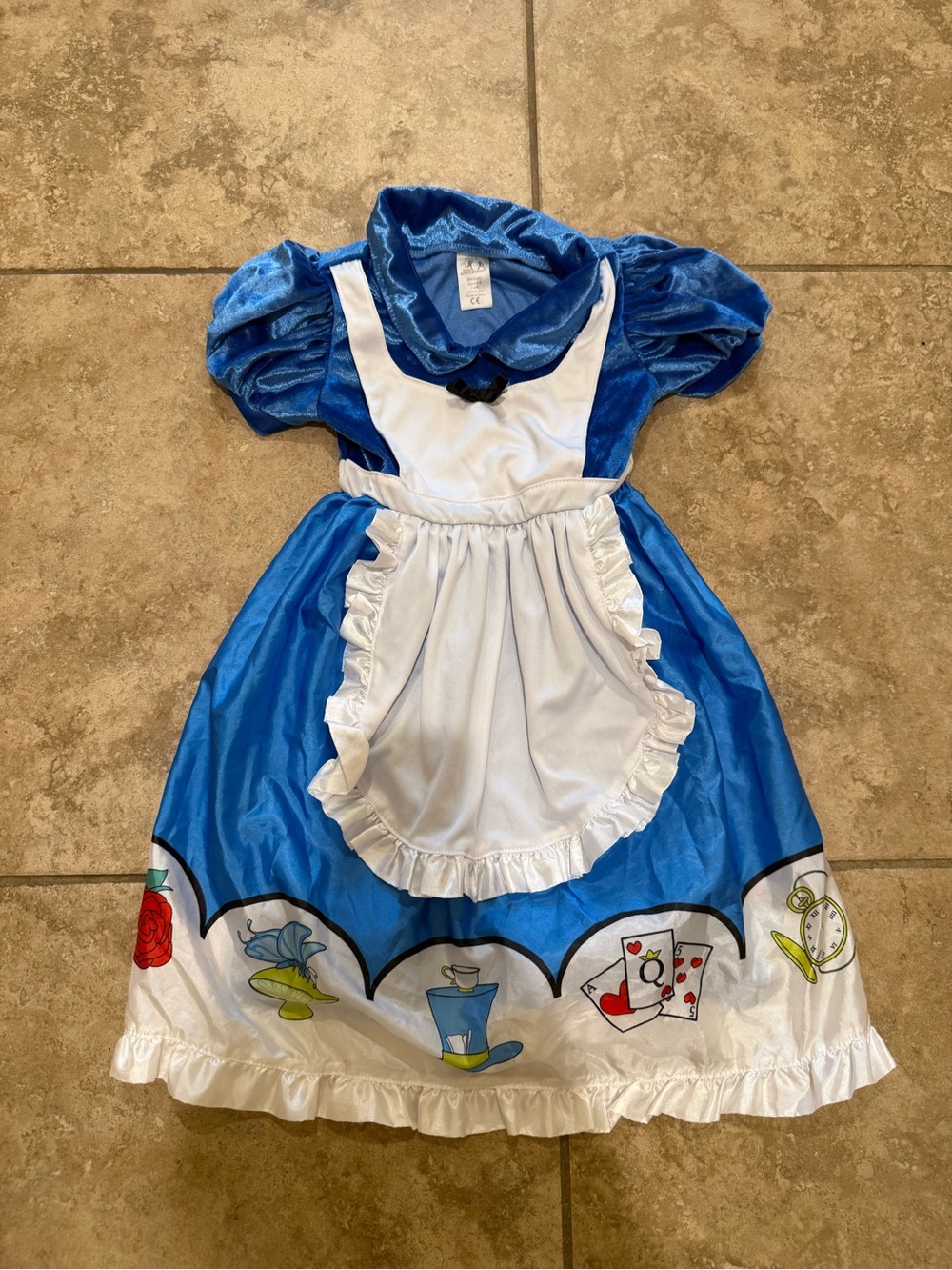 Little Adventures Alice in Wonderland Dress - Girls Medium 3-5 Years